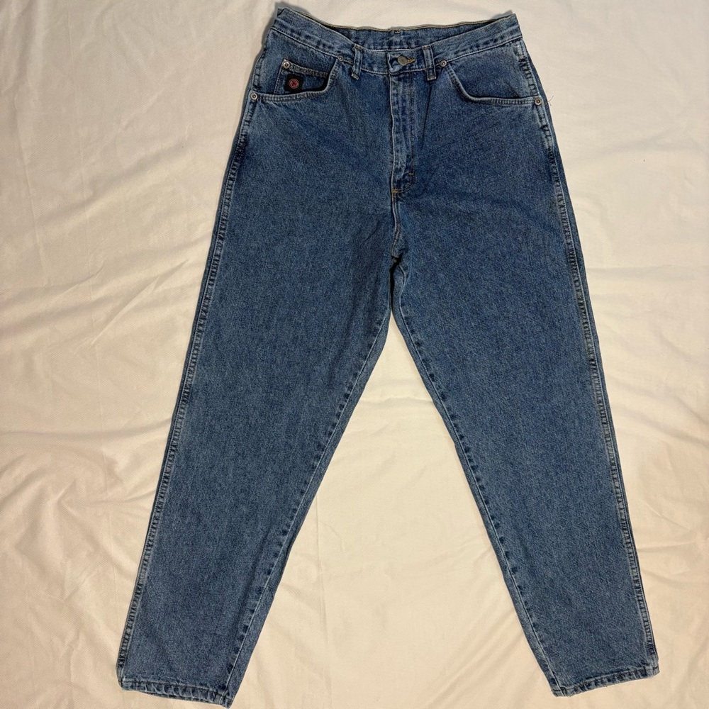 Wrangler Silver‎ Edition 32x34 Men's Straight Leg Denim Jeans - Blue